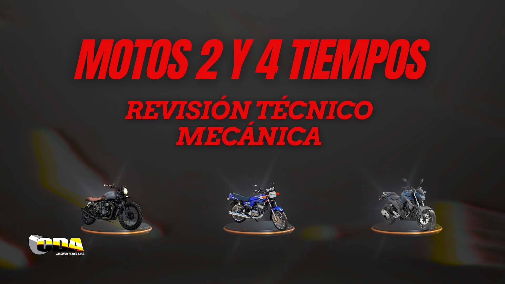 Revisión técnico-mecánica y emisiones para motos 2 y 4 tiempos en Medellín - CDA Jardín Botánico