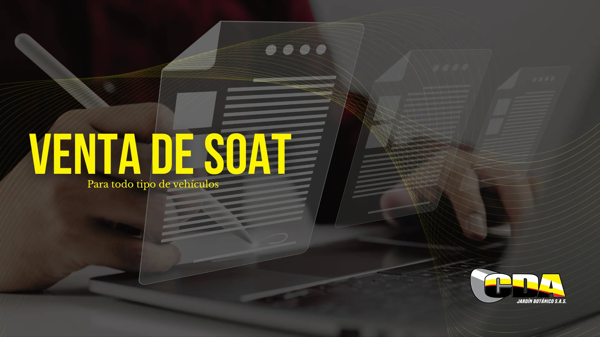 Compra tu SOAT digital al instante en Medellín - CDA Jardín Botánico